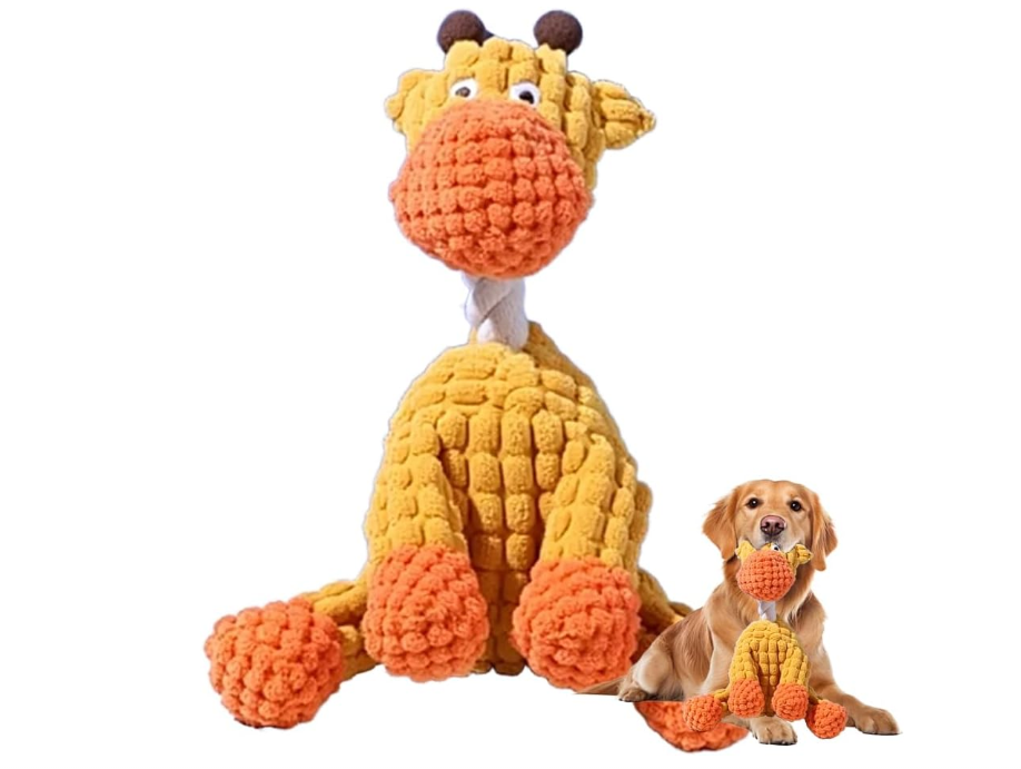 Squeaky Plush Dog Toy