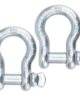 KEILEOHO 2 Pack 1 Inch D Ring Shackles